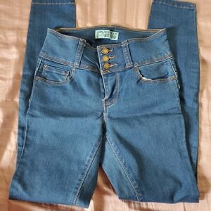 Women's Blue High-Waisted Jeans